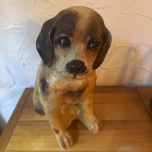 Große vintage hundefigur - große,