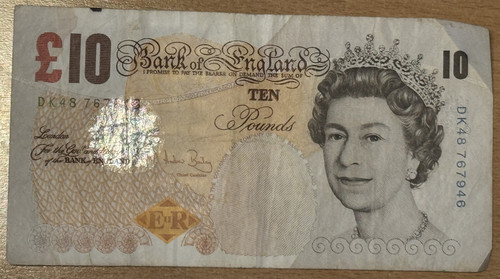Pfund ten pounds bank of - pfund,, (bank