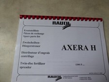 Ersatzteilliste Rauch Axera H