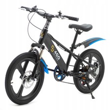 KINDERFAHRRAD 18" KINDERFAHRRAD SCHWARZ-BLAU SCHEIBENBREMSEN