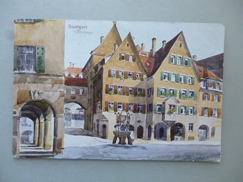 Ansichtskarte stuttgart - ansichtskarte,