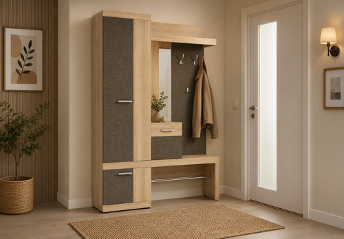 Garderobe alex schmal - schmal, flur