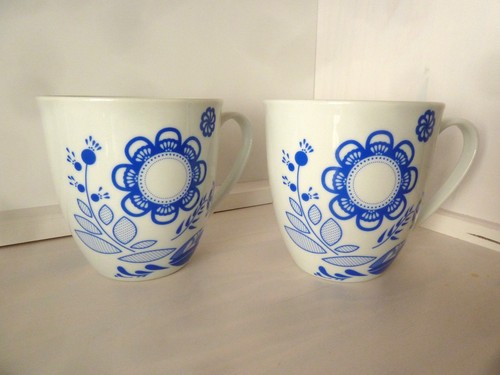 Jumbotasse blau weiß - jumbotasse, blau/weiß