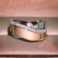 Damen ring zweifarbig - ring,
