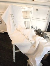 ღ IMPRESSIONEN TISCHLÄUFER °ADVENT,ADVENT EIN LICHTLEIN BRENNT° SHABBY BW 40x150