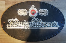 König Pilsener - Altes Metal Werbeschild 47 x 30 cm - massiv ca.0,8 Kilo