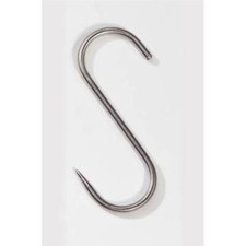 Edelstahlhaken 100 kg 160x8 mm Fleischerhaken, Jagd, aufbrechen,Metzgerhaken, Rä