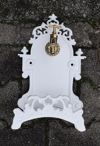 Antik style alu bassena - style, wand