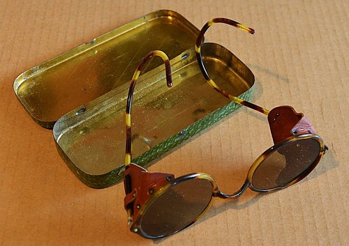 Original alte schneebrille - alte,