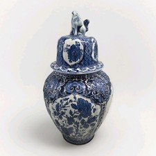 Vase Royal Sphinx Delfts Keramik ca. 38 cm hoch Top Zustand