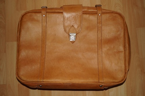 Retro leder reise koffer - reise,