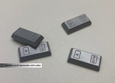 4 x LEGO® FLIESE 1 x 2 NOPPEN