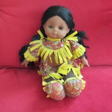 Indianer Puppe mit Schlafaugen