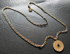 Schöne Purelei Kette mit Anhänger, goldfarben - bis 50  cm - Neuwertig