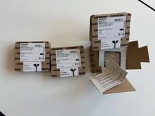 3 Stück  Siemens Schalterprogramm 1fach Rahmen Delta Glas 5TG12010 
