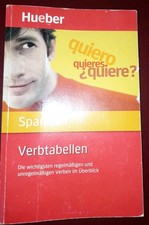 Verbtabellen Spanisch 9783190079032 HUEBER