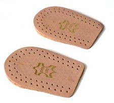 Damen Herren Fersenpolster,Fersenkissen Leder&Kork