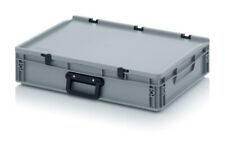 Koffer 60x40x13,5 Plastikkoffer Kuststoffkoffer Box Transportkiste Transportcase