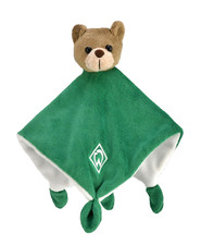 SV Werder Bremen Schmusetuch Teddy Bär Kuscheltuch grün weiß Baby Schnuffeltuch