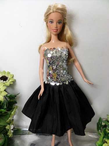 Pailletten kleid silber - pailletten,