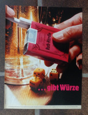 Roth Händle Zigaretten Werbung bzw Reklame
