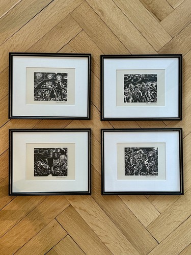 Frans masereel original - 4x,