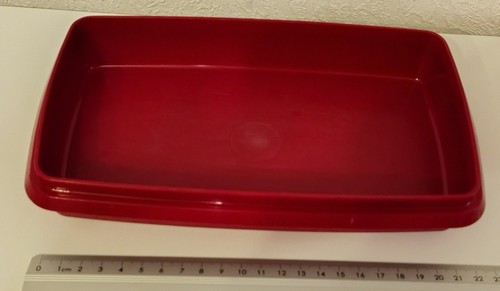 Tupperware dose kunststoff rot - dose,