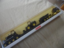 Wiking 505 0546 MB Tieflade-Sattelzug Ladung Raupe Radlader d´blau OVP 1:87