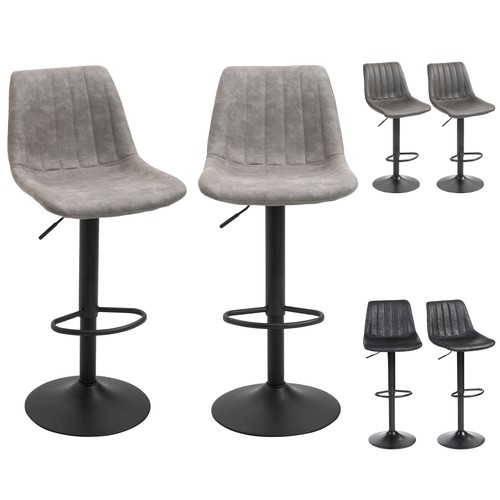 Homcom 2er set barhocker - homcom, 2er-set