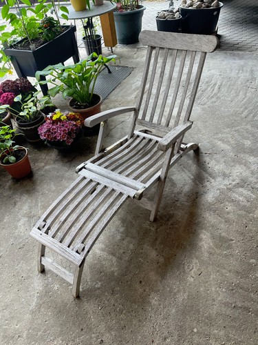 Gartenliege teak mit - gartenliege,
