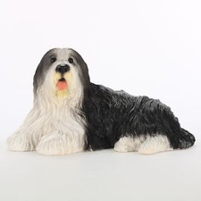 Bearded collie hundefigurine - bearded,