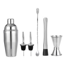 6pcs Cocktail Shaker Set 750ml