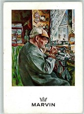 13941990 - Werbung Marvin Uhrmacher Schraubstock Werkstatt Uhren / Wecker