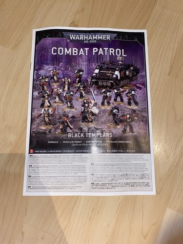 Black templar combat patrol - black,