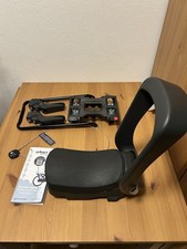 Urban Iki Junior Seat Bincho Black + Carrier Mount + Fußstützen, Set top Zustand
