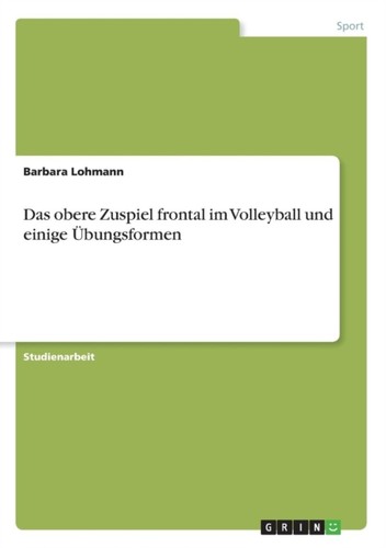 Lohmann das obere zuspiel - lohmann,