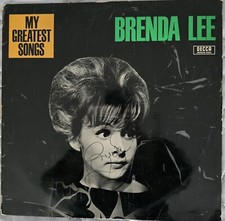 BRENDA LEE Autogramm signiert Autograph Signed  Original LP Vinyl Platte