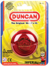 DUNCAN IMPERIAL YO-YO - THE ORIGINAL WORLDS #1 YOYO - (RED) - BRANDNEU!