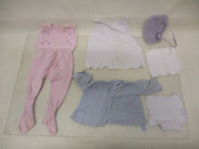x-71197	Ältere 6 Teile Puppenkleidung L:rosa Strampler ca.46cm