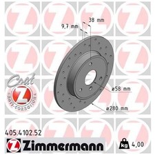 2x Zimmermann Scheibenbremse