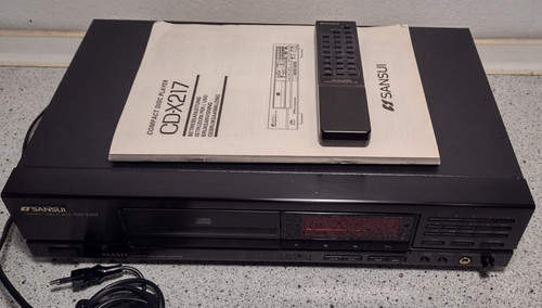 Sansui x217 player - sansui, cd-x217