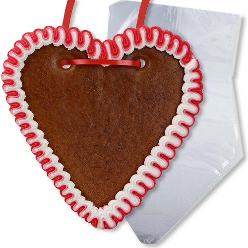 Lebkuchenherz rohling 18cm - lebkuchenherz,