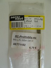 Aeronaut: Messing L-Profil 1x1 #7711/52