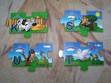 4 Puzzle Magnete mit