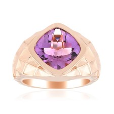 Amethyst Rose-Gold Vergoldet