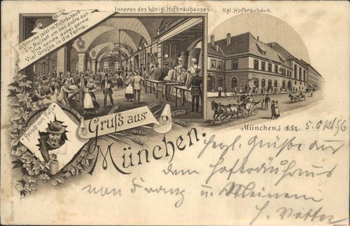 Muenchen hofbräuhaus spruch - hofbräuhaus,
