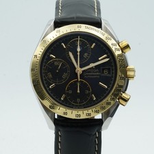 OMEGA SPEEDMASTER DATE HERREN 375.0083 AUTOMATIK 39MM SCHÖN STAHL SCHWARZ OM342