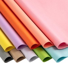 120 Blätter, 10 Farben: Hochwertiges Seidenpapier bunt (50x70 cm) – Ideales Verp