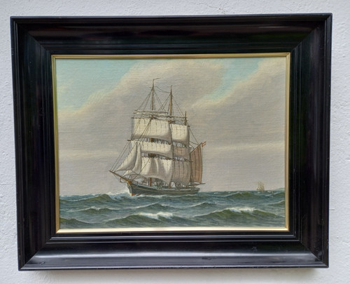 ölgemälde segelschiff - Ölgemälde,