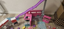Barbie Auto Super Abenteuer-Camper Fahrzeug, inkl. Pool und Rutsche XxL Set Bus 